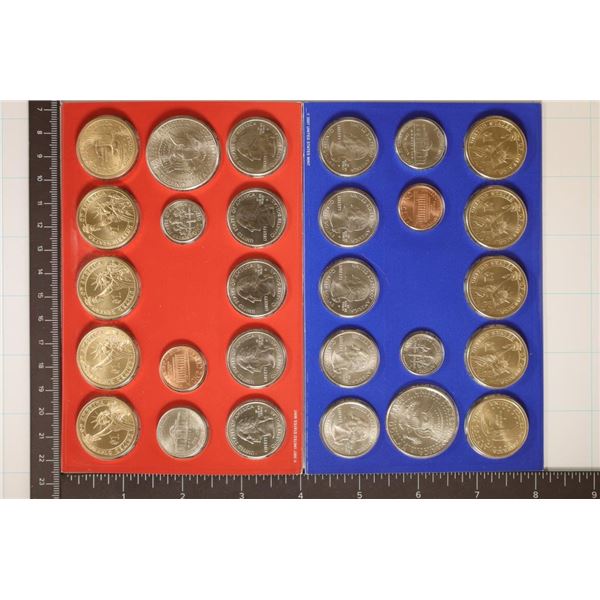 2007 US MINT SET (UNC) P/D IN PLASTIC CARDS
