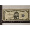 Image 1 : 1953-A US $5 SILVER CERTIFICATE BLUE SEAL