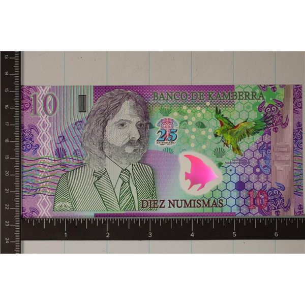 2013 BANK OF KAMBERRA 10 NUMISMAS CU POLYMER