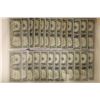 Image 2 : 25-1957 US $1 SILVER CERTIFICATES: PREFIX TYPE SET