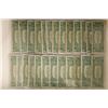 Image 3 : 25-1957 US $1 SILVER CERTIFICATES: PREFIX TYPE SET