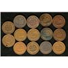 Image 2 : 14 ASSORTED INDIAN HEAD CENTS: 1900-1908, ONE