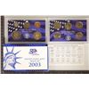 Image 1 : 2003 US PROOF SET (WITH BOX) & WITH CERTIFICATE
