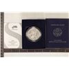 Image 1 : 2008-W UNC AMERICAN SILVER EAGLE WITH CERTIFICATE