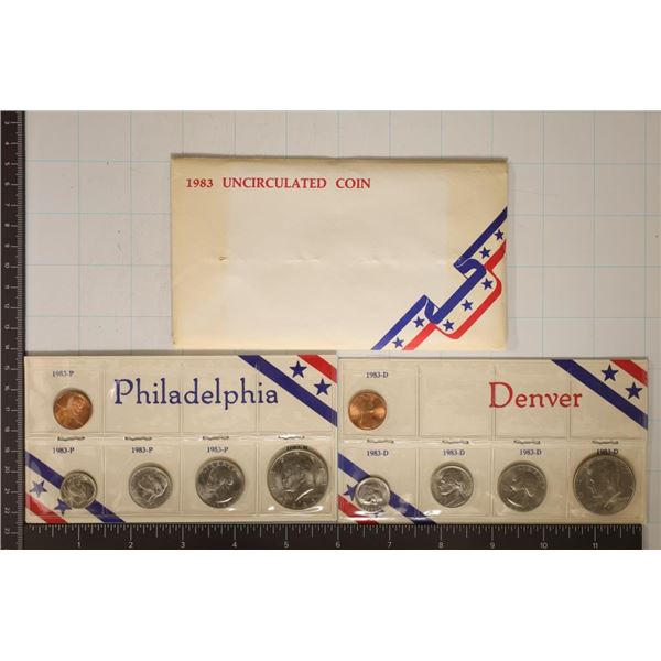 1983 US MINT SET (UNC) P/D (WITH ENVELOPE) NOT
