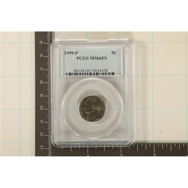 1999-P JEFFERSON NICKEL PCGS MS66FS