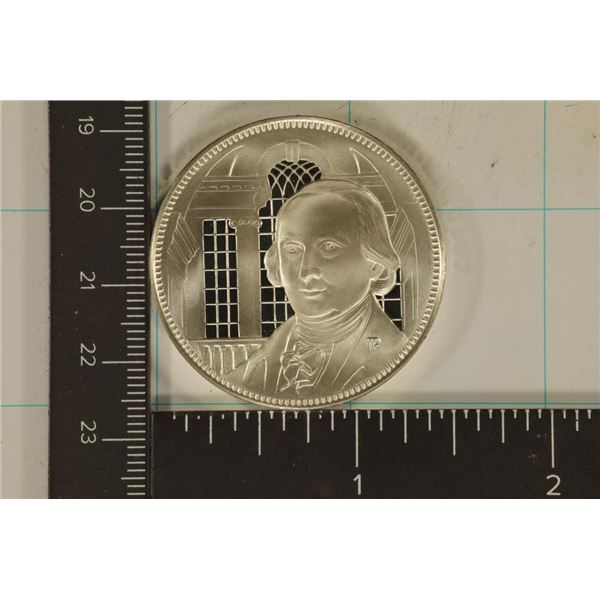 1.04 STERLING SILVER PF ROUND OFFICIAL MEDAL OF