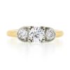 Image 4 : Antique Edwardian 18k Gold Platinum European Diamond w/ Accents Engagement Ring