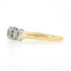 Image 6 : Antique Edwardian 18k Gold Platinum European Diamond w/ Accents Engagement Ring