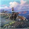 Image 1 : Afternoon on the Cattle Drive by Richard Ho ORIGINAL
