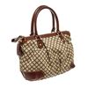 Image 4 : Gucci Brown Canvas Diamante Shoulder Bag