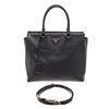 Image 1 : Prada Black Saffiano 2 Way Tote Bag
