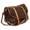 Image 2 : Louis Vuitton Brown Monogram Leather Saumur 43cm Shoulder Bag