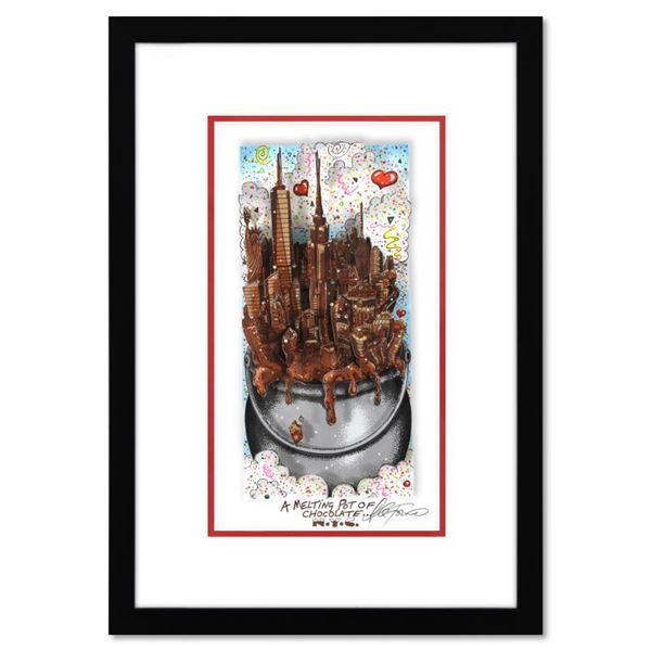 A Melting Pot of Chocolate NYC (Red) by Fazzino Charles