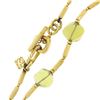 Image 5 : 44" David Yurman 18k Gold Lemon Quartz Bead Station Textured Link Long Necklace