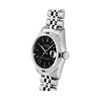 Image 3 : Rolex Midsize 31MM Quickset Stainless Steel Black Index Dial 18K Diamond And Sap