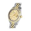 Image 3 : Rolex Mens 36MM Two Tone Gold And Steel Champagne Index Dial Diamond Pyramid Dat