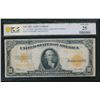 Image 1 : 1922 $10 Gold Certificate PCGS 25