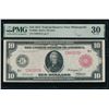 Image 1 : 1914 $10 Red Seal Minneapolis FRN PMG 30