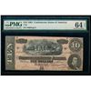 Image 1 : 1864 $10 T-68 Confederate PCGS 64EPQ