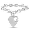 Image 1 : Gucci Silver Heart Chain Bracelet
