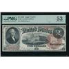 Image 1 : 1880 $2 Legal Tender Note PMG 53