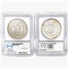Image 2 : [2]1881-1882 Morgan Silver Dollar ICG MS63