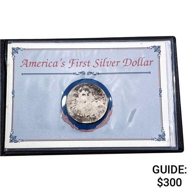 1801 Spanish 8 Reales Silver Dollar