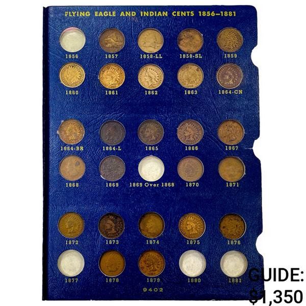 1857-1909 Indian Head Cent Collection [48 Coins]