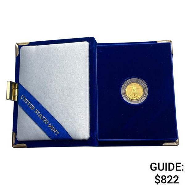 1992 US 1/10oz Gold Eagle Proof Coin
