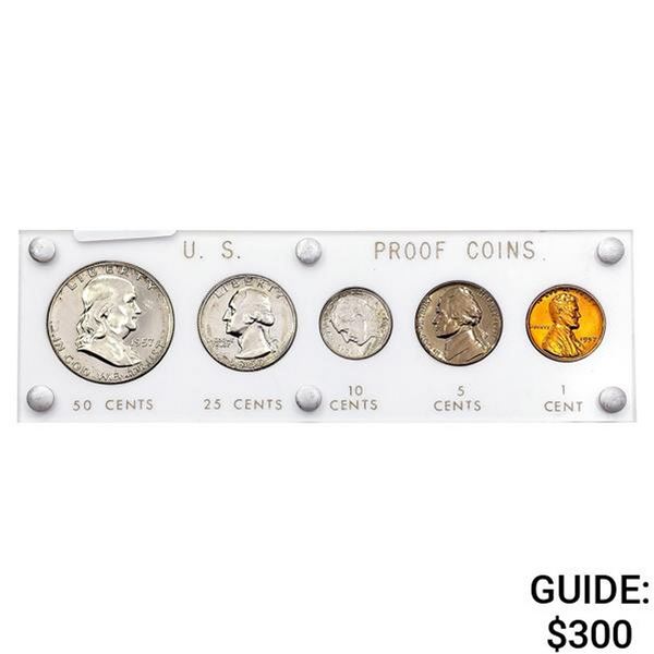 1957 US Proof Set [5 Coins]