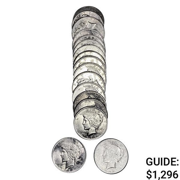 1922-1934 Varied Date Peace Dollars [18 Coins]