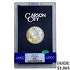 Image 1 : 1883-CC Morgan Silver Dollar NGC MS64 CAC GSA Toned