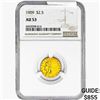 Image 1 : 1909 $2.50 Gold Quarter Eagle NGC AU53