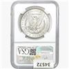 Image 2 : 1882-CC Morgan Silver Dollar NGC MS63