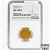 Image 1 : 1920-S Wheat Cent NGC MS63 RB