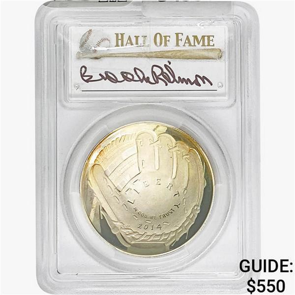 2014-P $1 Hall of Fame-Brooks Robinson PCGS PR70 DCAM