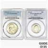 Image 1 : [2]1953-1976 25C Wahsington & 50C Franklin PCGS