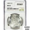 Image 1 : 1890-S Morgan Silver Dollar NGC MS62