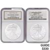 Image 1 : [2] 1998&2006 Silver Eagle NGC PF69 UC