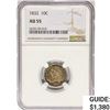 Image 1 : 1832 Capped Bust Dime NGC AU55