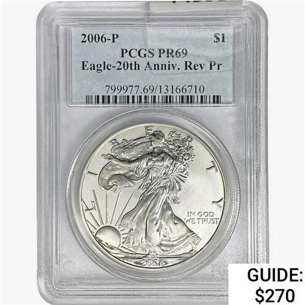 2006-P Silver Eagle PCGS PR69 REV PR