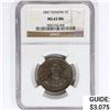 Image 1 : 1847 Kingdom of Hawaii Cent NGC MS62 BN