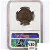 Image 2 : 1847 Kingdom of Hawaii Cent NGC MS62 BN