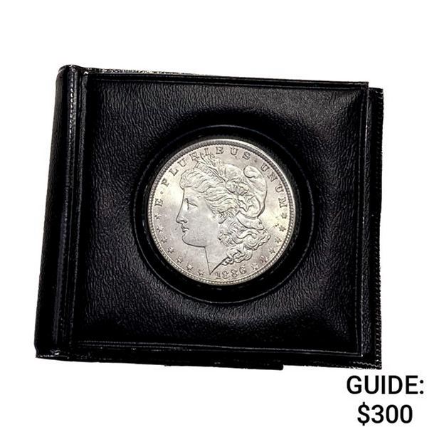 1886 Entering Century II Morgan Silver Dollar UNC