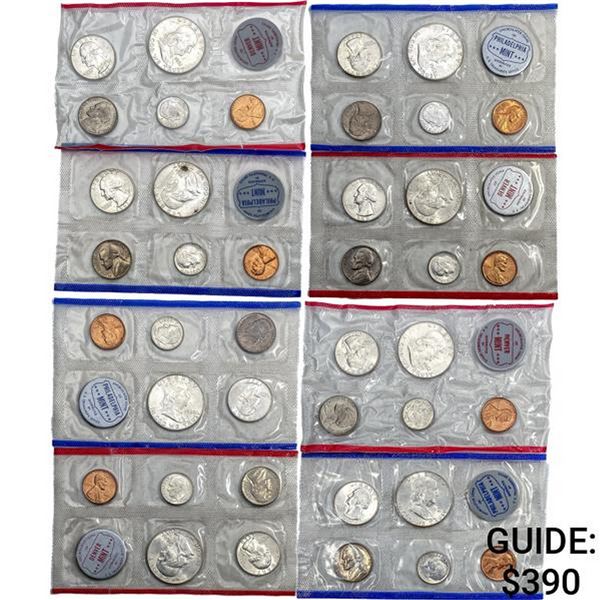 1960-1961 4 UNC US Mint Sets [40 Coins]