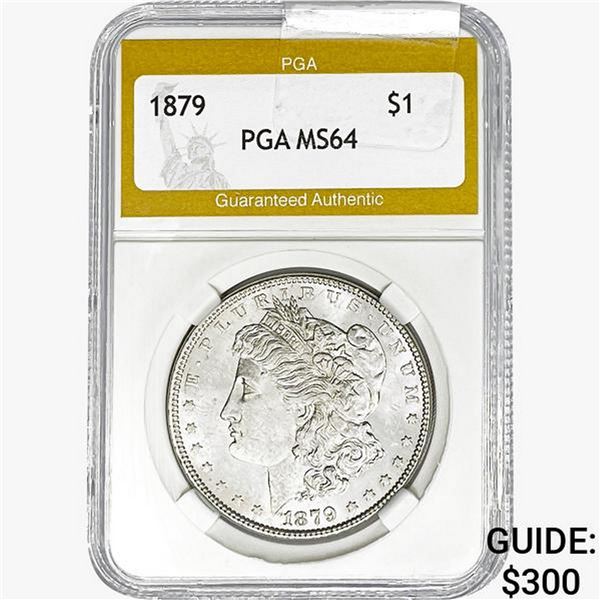 1879 Morgan Silver Dollar PGA MS64