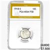 Image 1 : 1918-S Mercury Silver Dime PGA MS64 FSB