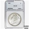 Image 1 : 1885 Morgan Silver Dollar NNC MS65