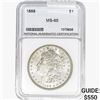Image 1 : 1888 Morgan Silver Dollar NNC MS65